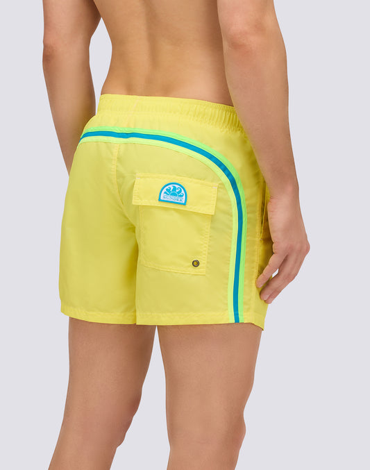 BAÑADOR CORTO CON CINTURA ELÁSTICA ICONIC TAFFETA