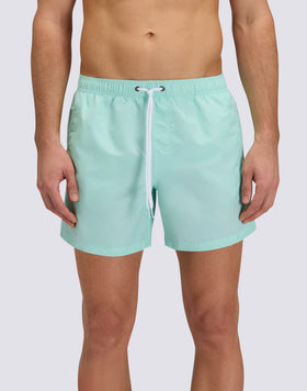 ICONIC TAFFETA MEN'S SHORT ELASTIC WAIST SWIMSHORTS