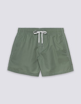 ICONIC TAFFETA MEN'S SHORT ELASTIC WAIST SWIMSHORTS