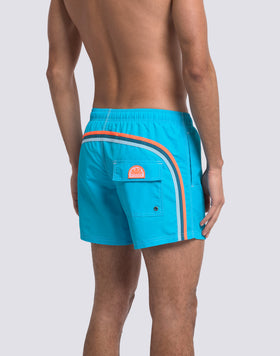 ICONIC TAFFETA SHORT SWIMSHORTS WITH ELASTIC WAIST 