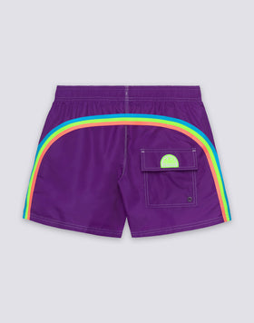 ICONIC TAFFETA MEN'S SHORT ELASTIC WAIST SWIMSUIT
