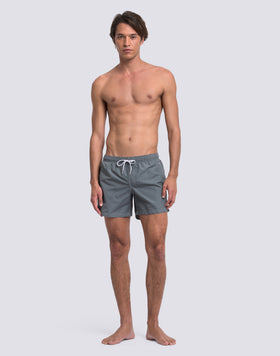 ICONIC TAFFETA MEN'S SHORT ELASTIC WAIST SWIMSHORTS