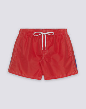 ICONIC TAFFETA MEN'S SHORT ELASTIC WAIST SWIMSHORTS