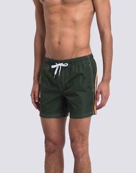 SHORT DE BAIN À TAILLE ÉLASTIQUE TAFFETA ICONIQUE