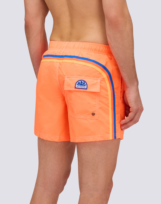 BAÑADOR CORTO CON CINTURA ELÁSTICA ICONIC TAFFETA