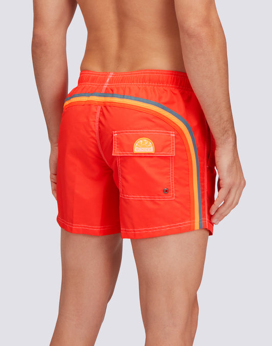 ICONIC TAFFETA SHORT SWIM SHORTS WITH AN ELASTICATED WAISTBAND