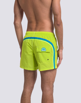 ICONIC TAFFETA MEN'S SHORT ELASTIC WAIST SWIMSUIT