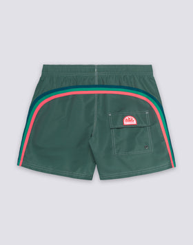 BAÑADOR CORTO CON CINTURA ELÁSTICA TAFETA ICÓNICA