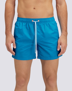 ELASTICATED WAIST ICONIC TAFFETA RAINBOW 2 COLOURS SHORT SWIMSHORTS