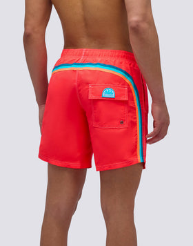 ICONIC TAFFETA MID-LENGTH ELASTIC WAIST SWIMSUIT