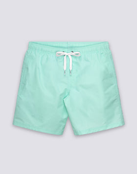 MAILLOT DE BAIN HOMME ICONIQUE EN TAFFETAS MI-LONGUEUR À TAILLE ÉLASTIQUE