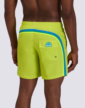 BAÑADOR DE LONGITUD MEDIA CON CINTURA ELÁSTICA ICONIC TAFFETA