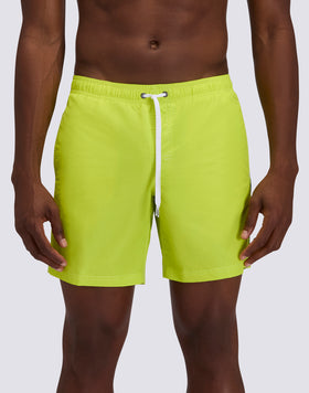 BAÑADOR DE LONGITUD MEDIA CON CINTURA ELÁSTICA ICONIC TAFFETA