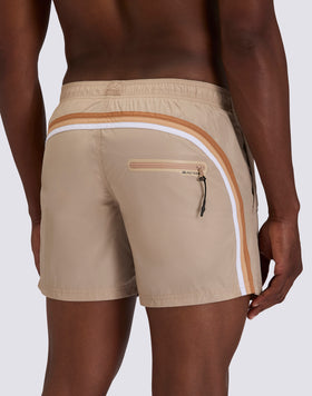 MEMORY SHORT SWIMSHORTS WITH ELASTICATED WAIST