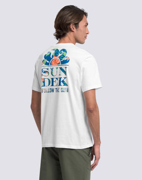 T-SHIRT UOMO STAMPA BLISS PRINT SUNDEK FOLLOW THE SUN