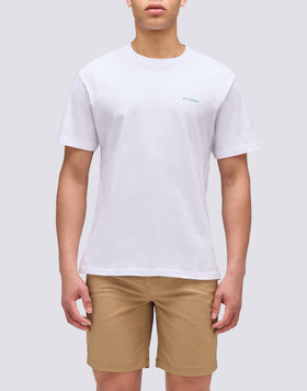 T-SHIRT CON STAMPA PALM TRIPS HIBISCUS