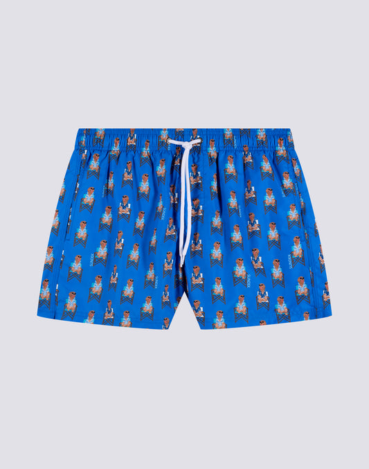TRAJE DE BAÑO CON PANTALÓN CORTO PROYECTO PELO - LOOKOUT GOLDEN RETRIEVER