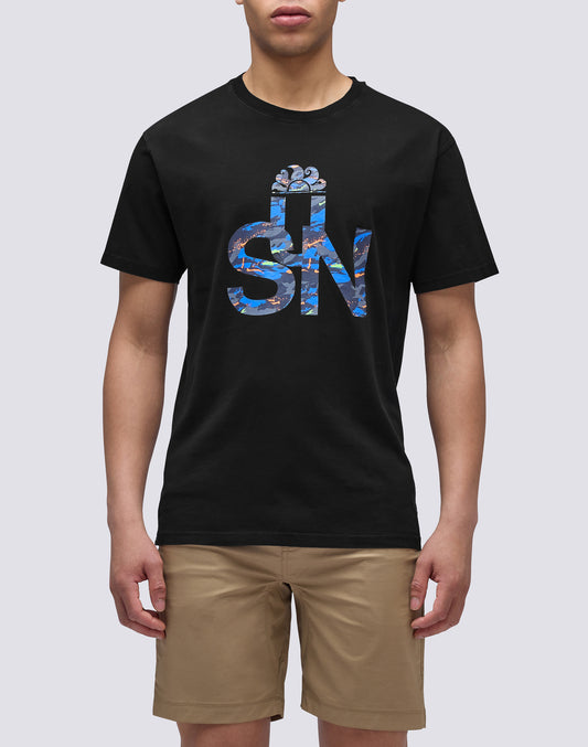 T-SHIRT CON LOGO CAMOU