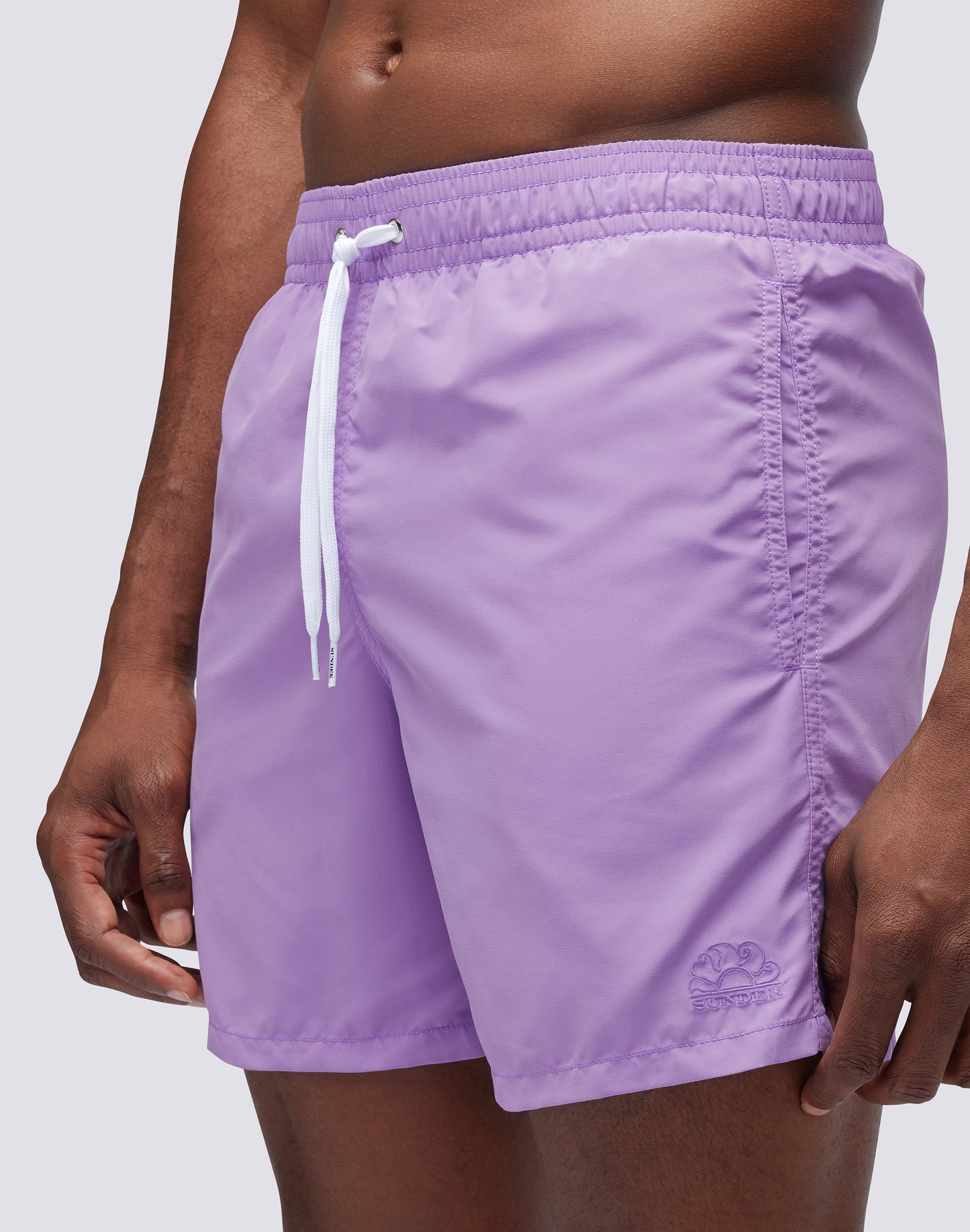 MICROPEACH MID-LENGTH SWIM SHORTS WITH AN ELASTICATED WAISTBAND