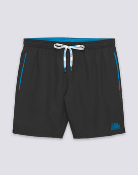 MAILLOT DE BAIN LONG À TAILLE ÉLASTIQUE AVEC Passepoil EN POLYESTER RECYCLÉ REPREVE®