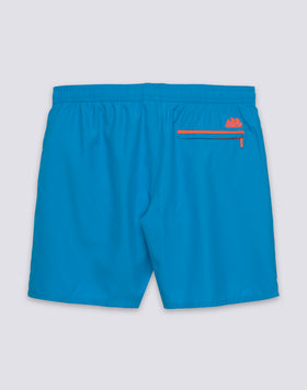 COSTUME DA BAGNO UOMO LUNGO VITA ELASTICATA CON PIPING IN POLIESTERE RICICLATO REPREVE®