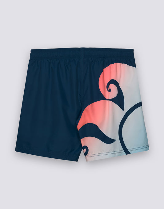 MAILLOT DE BAIN MI-LONGUEUR POUR HOMME AVEC LOGO IMPRIMÉ EN DÉGRADÉ