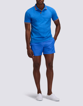 POLO BRICE DE ALGODÓN PIQUÉ CON DETALLES TRICOLORES