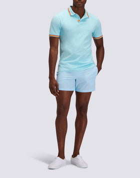 POLO BRICE DE ALGODÓN PIQUÉ CON DETALLES TRICOLORES