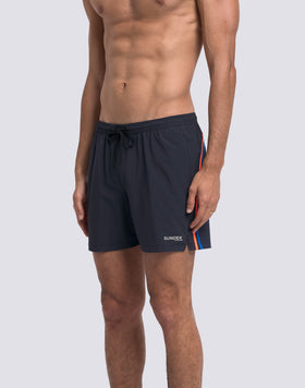 COSTUME DA BAGNO UOMO CON TESSUTO STRETCH A VITA ELASTICATA E CON CUSTODIA REMOVIBILE