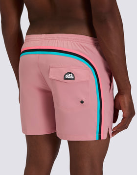 MAILLOT DE BAIN EN TISSU STRETCH À TAILLE ÉLASTIQUE ET POCHE AMOVIBLE