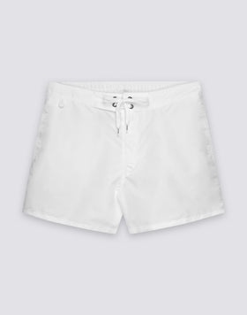 ICONIC TAFFETA SHORT SWIMSHORTS WITH SEMI-ELASTICATED WAIST