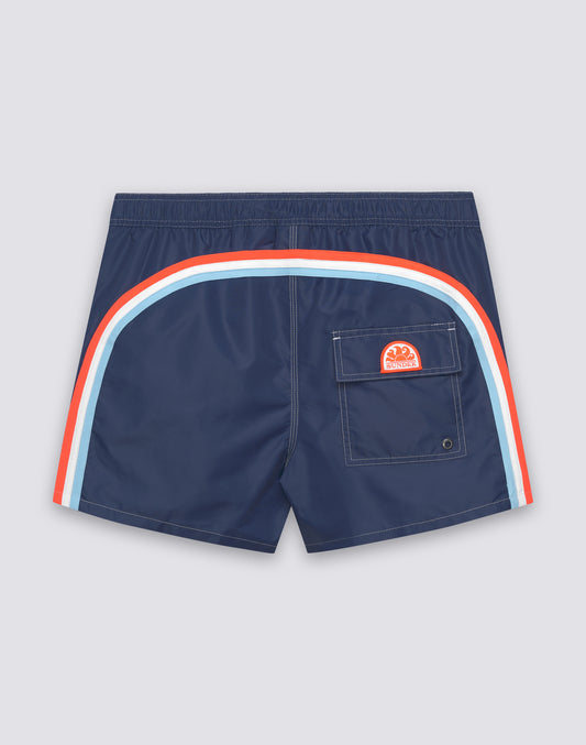 MAILLOT DE BAIN COURT AVEC TAILLE SEMI-ÉLASTIQUE ICONIC TAFFETA