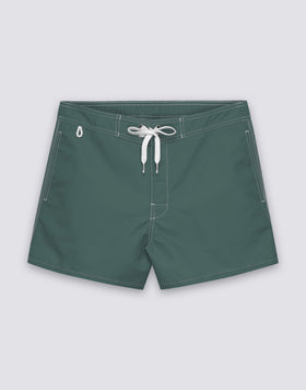 ICONIC TAFFETA MEN'S SHORT SWIMSHORTS WITH SEMI-ELASTIC WAIST