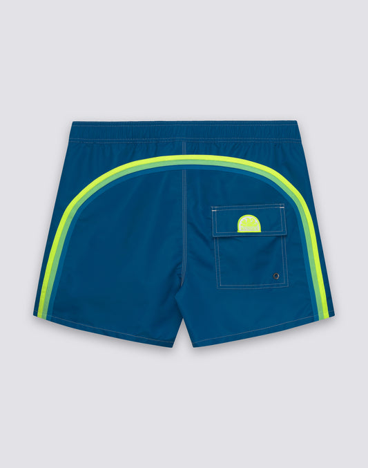 MAILLOT DE BAIN COURT AVEC TAILLE SEMI-ÉLASTIQUE ICONIC TAFFETA