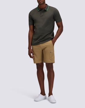 POLO DE ALGODÓN PIMA PIQUÉ CON LOGOTIPO BORDADO