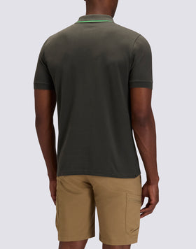 POLO DE ALGODÓN PIMA PIQUÉ CON LOGOTIPO BORDADO