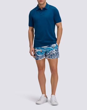 POLO DE ALGODÓN PIMA PIQUÉ CON LOGOTIPO BORDADO