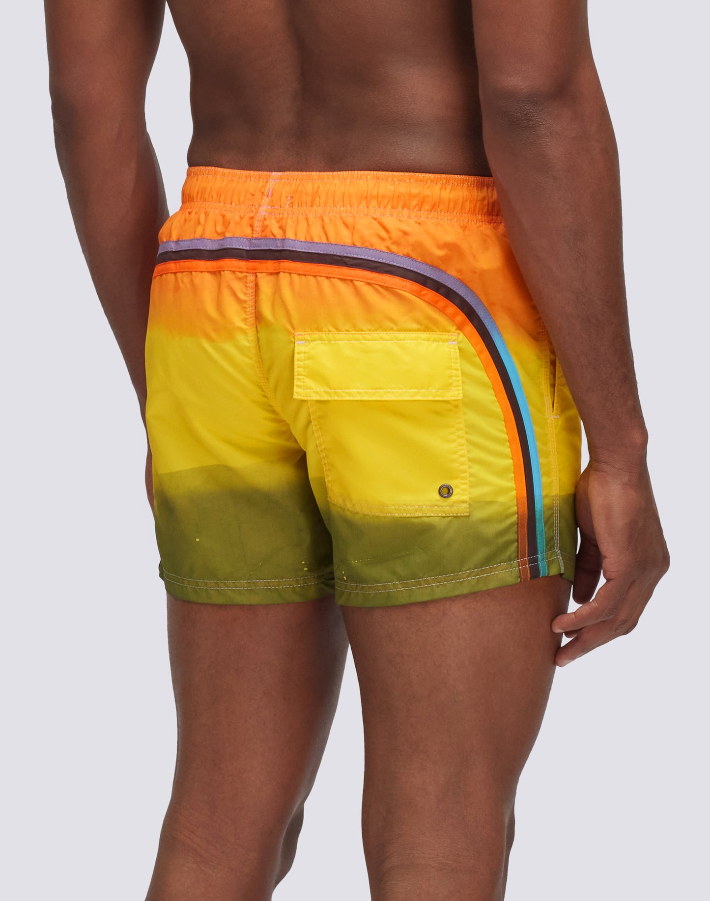 SHORT SWIM SHORTS WITH AN ELASTICATED WAISTBAND - GOLDENWAVE SPECIAL EDITION