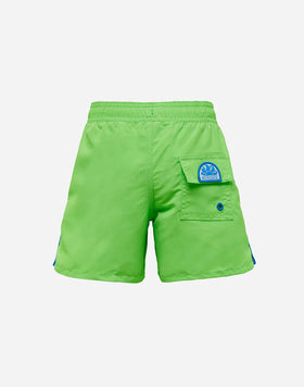 SHORT DE BAIN À TAILLE ÉLASTIQUE