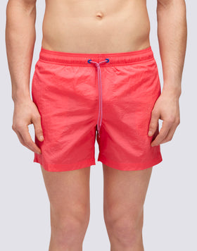 MAILLOT DE BAIN COURT FRISSÉ TAILLE ÉLASTIQUE