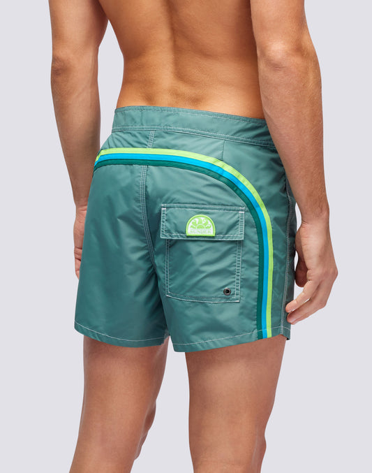 SHORT FIXED WAIST SWIMSHORTS ICONIC TAFFETA