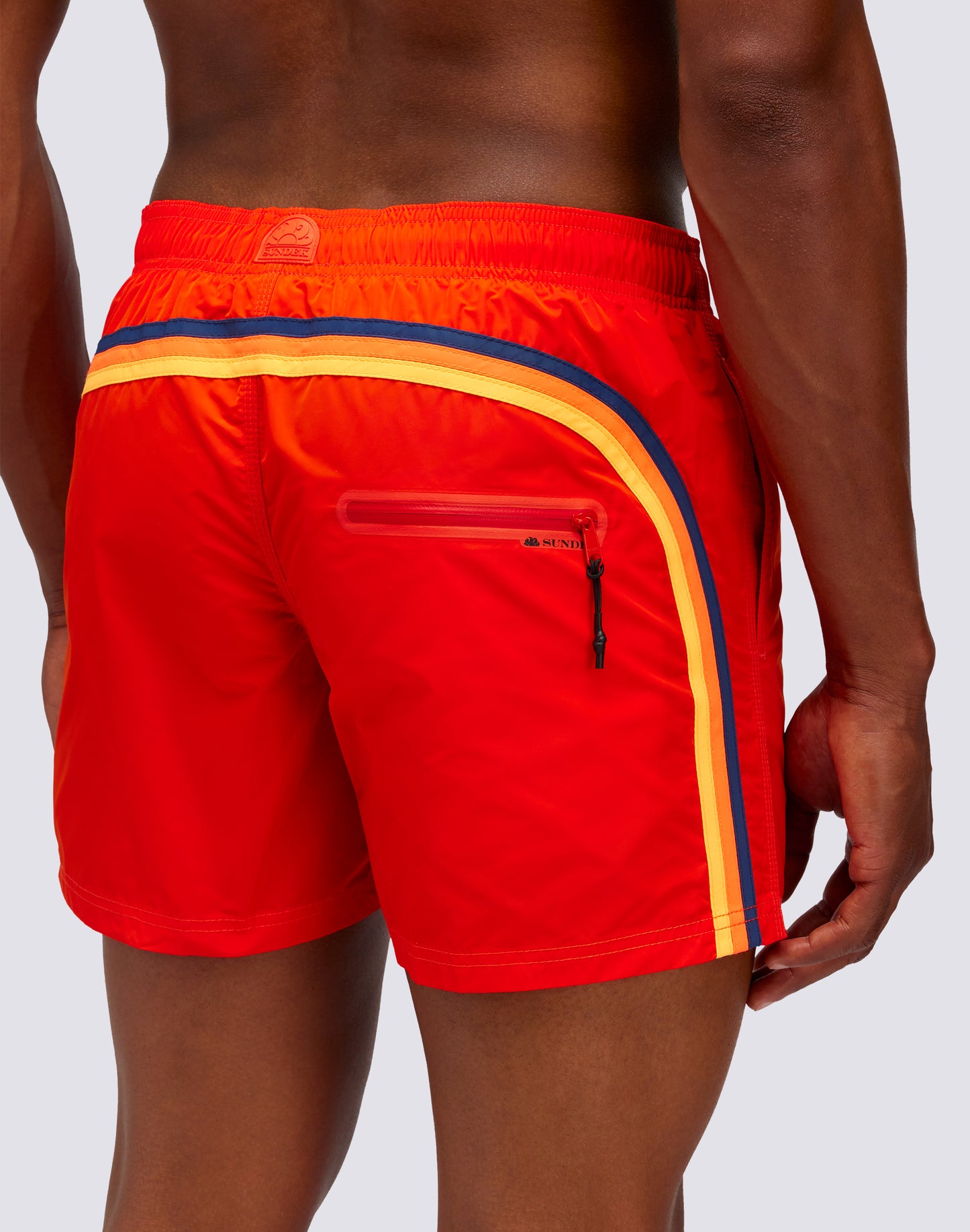 MEMORY SHORT SWIMSHORTS WITH ELASTIC WAIST