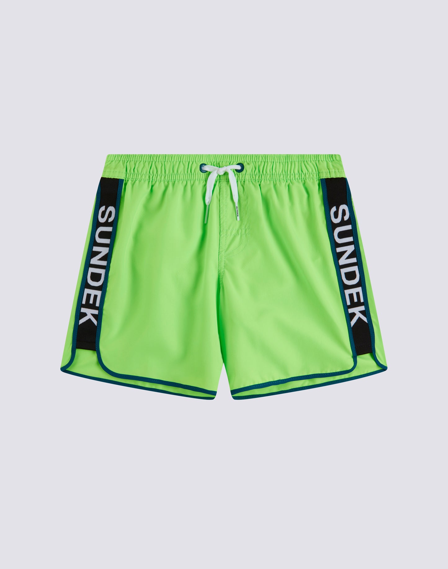 SHORT DE BAIN AVEC BANDE LÉGÈRE LOGO POLY