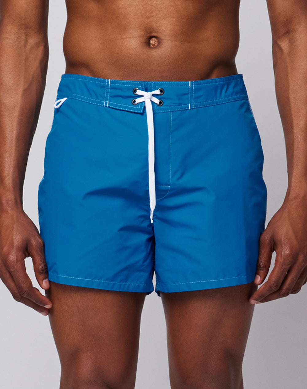 ICONIC TAFFETA FIXED WAIST SHORT SWIMSHORTS