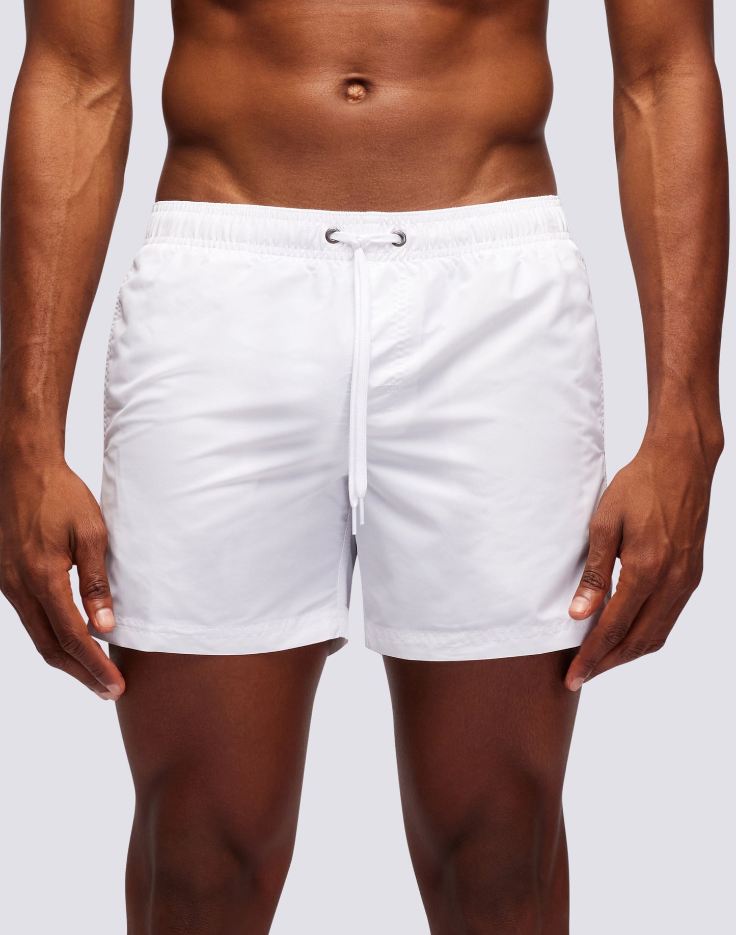 SHORT SWIM SHORTS WITH AN ELASTICATED WAISTBAND ICONIC TAFFETA