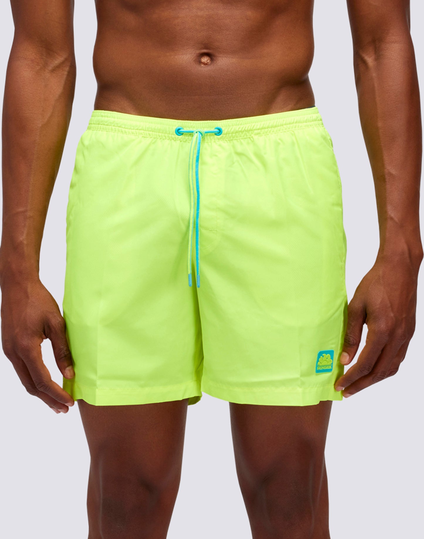 MEDIUM ELASTICATED WAIST LIGHT POLY SWIMSHORTS