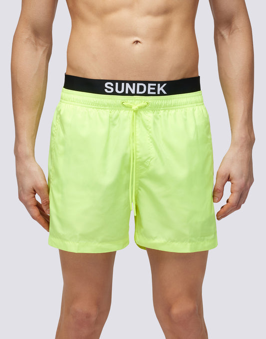 LIGHT POLY SHORT SWIMSHORTS WITH ELASTIC WAIST