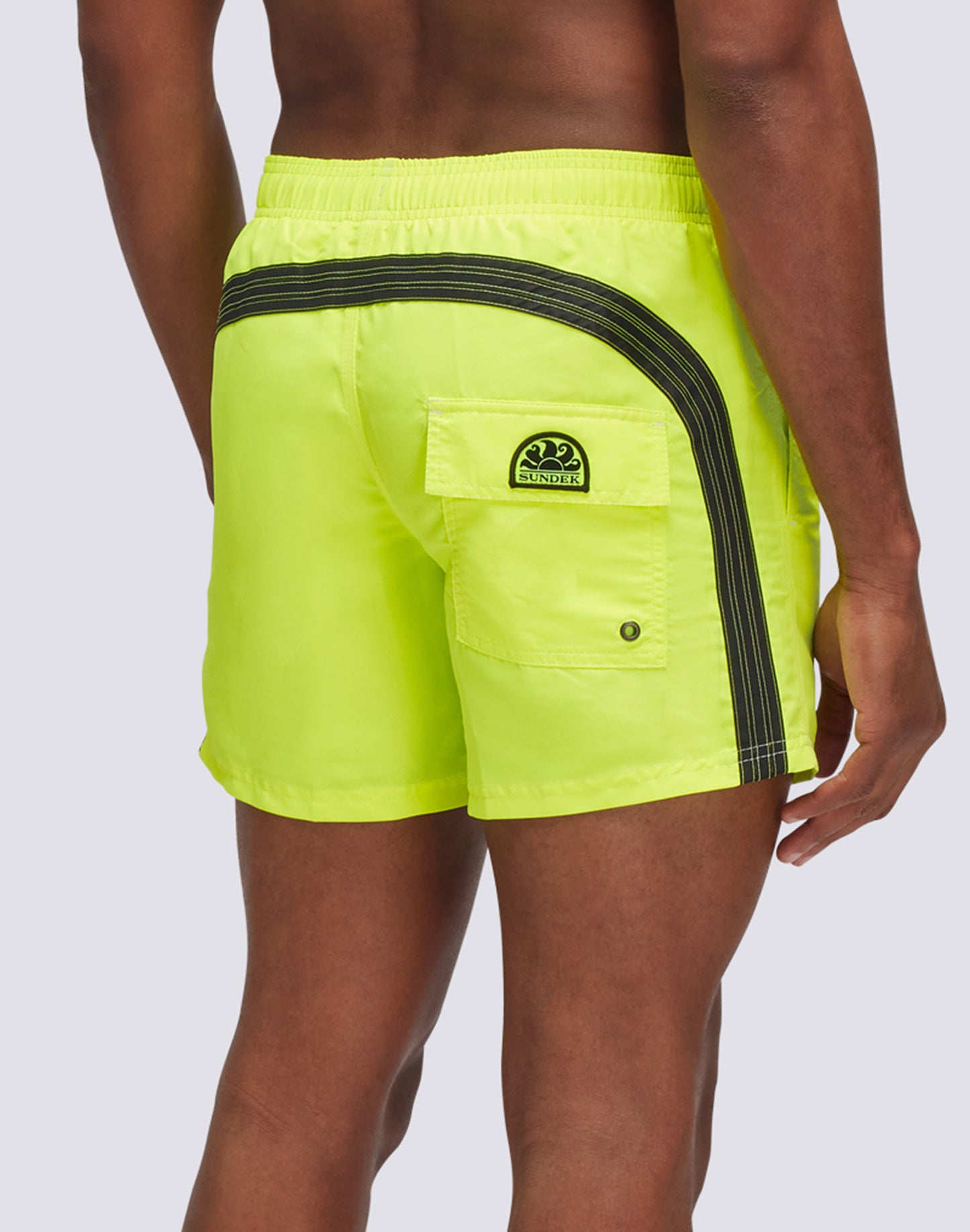 YELLOW FLUO MEN'S SWIMSHORTS