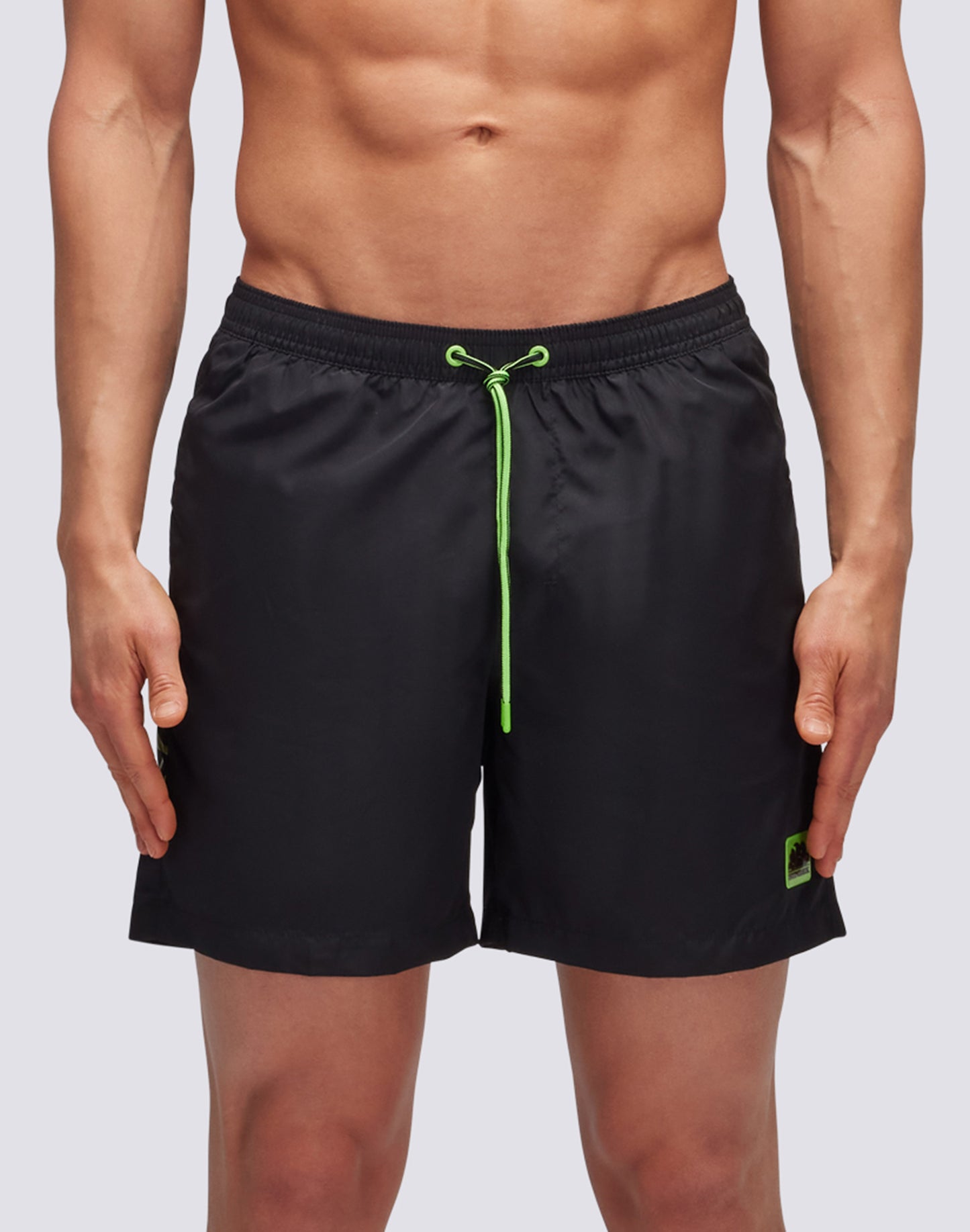 MEDIUM ELASTICATED WAIST LIGHT POLY SWIMSHORTS