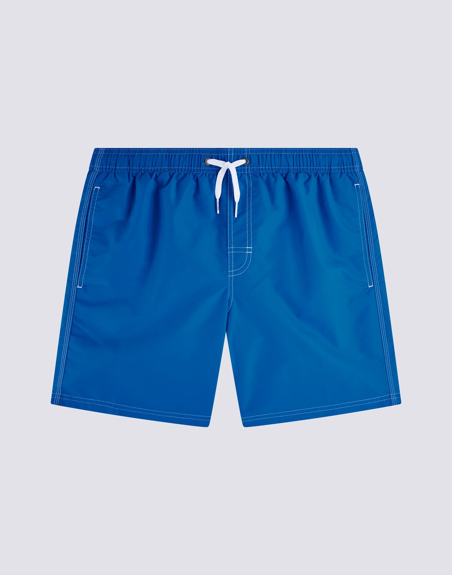 ICONIC TAFFETA STRETCH WAIST MID-LENGTH SWIM TRUNKS